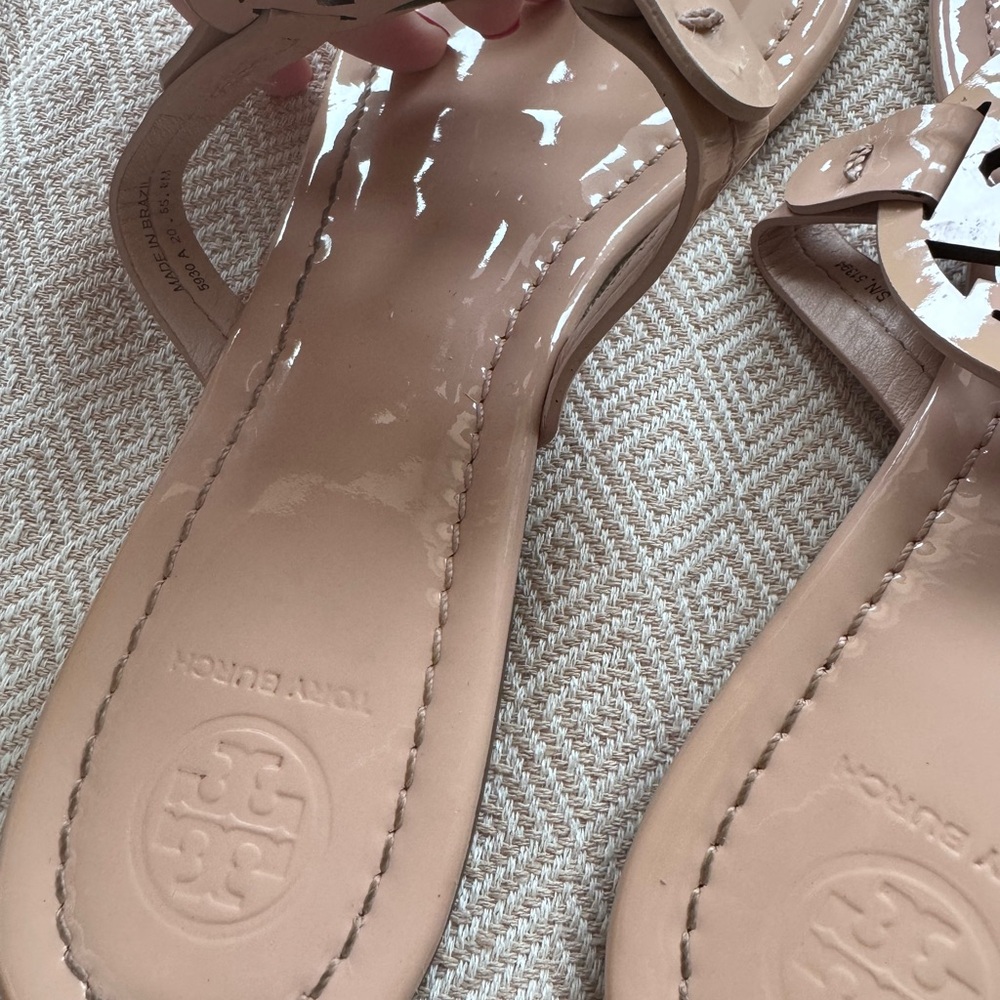 Tory Burch Women's Miller Pink Sandals Sz 8 - Picture 3 of 5